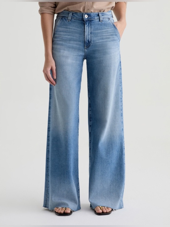 Ag Adriano Goldschmied Denim - AG Jeans Stella low slung palazzo wide leg in Abyss Size 25 Adriana Goldschmied